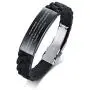 MEALGUET to My Husband I Will Keep Choosing You Black Silicone Bracelet Wristband for Him, Gift from Wife,Birthday