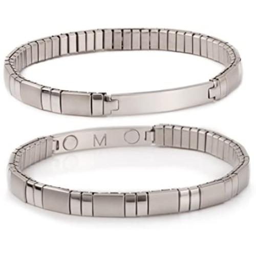 linnalove Flexible Stainless Steel Magnetic Therapy Bracelet for Women and Girls