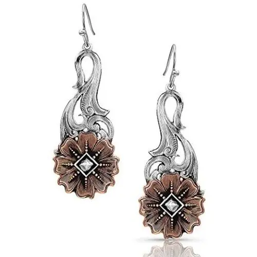 Montana Silversmiths Wildflower Kaleidoscope Earrings Montana Silversmiths Wildflower Kaleidoscope Earrings