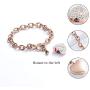 Infinity Heart Cremation Bracelet for Ashes - Stainless Steel Urn Bangles for Pet/Human Ashes - Memorial Keepsake Ash Jewelry
