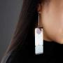 Demon Slayer Anime Earrings - Kimetsu No Yaiba Series Cosplay Acrylic Drop & Dangle Earrings - Ideal Gift for Girls Women for Boy Cosplay