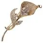 HSQYJ Flower Crystal Brooches Pins Fashion Beautiful Created Rhinestone Floral Brooch Good Idea for Party Dance Wedding Banquet for Elegant Women Girl HSQYJ Flower Crystal Brooches Pins Fashion Beautiful Created Rhinestone Floral Brooch Good Idea for Party Dance Wedding Banquet for Elegant Women Girl