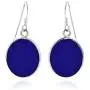 Tree of Life with Simulated Blue Lapis-Lazuli Accents .925 Sterling Silver Dangle Earrings Tree of Life with Simulated Blue Lapis-Lazuli Accents .925 Sterling Silver Dangle Earrings