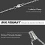 Ristake Urn Necklace for Ashes, Memorial Cremation Jewelry Stainless Steel Keepsake Jewelry