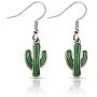 Cactus Dangle Earrings 316 Stainless Steel Cactus Charm Jewelry Gift for Cactus Lover Saguaro Jewelry
