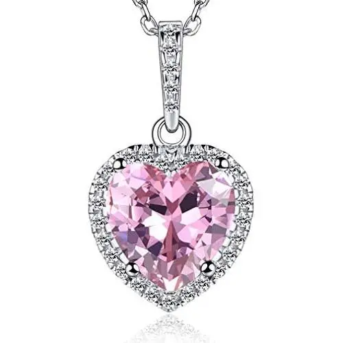 FaithHeart Birthstone Pendant Necklace, Sterling Silver Heart/Celtic Knot Month Stones Necklaces for Women, Birthday Charms Girls S925 Teens Jewelry FaithHeart Birthstone Pendant Necklace, Sterling Silver Heart/Celtic Knot Month Stones Necklaces for Women, Birthday Charms Girls S925 Teens Jewelry
