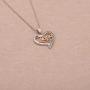 FUSTMW Nana Necklace Gifts from Grandchildren Crystal Love Heart Nana Pendant Necklace Jewelry Grandma Gift Nana Gifts for Birthday
