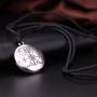 fishhook Wicca Maman Brigitte Voodoo Loa Veve Love Pendant Necklace Jewelry for Man and Women