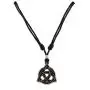 BlueRica Celtic Trinity Knot Triquetra Pendant on Adjustable Black Rope Cord Necklace BlueRica Celtic Trinity Knot Triquetra Pendant on Adjustable Black Rope Cord Necklace