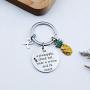 G-Ahora Motivational Initial Keychain Be a Pineapple Stand Tall Wear a Crown and Be Sweet Keychain Tropical Inspirational Alphabet Jewelry Initial Charm