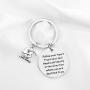 FUSTMW Graduation Keychain Gifts 2020 Graduate Gifts College High School Inspirational Graduation Gifts for Him Her Head Confidently in The Direction Where You are Destined to Go
