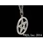 Badali Jewelry Officially Licensed Harry Dresdens Pentacle Necklace, Jim Butchers Dresden Files Directly from in White Bronze