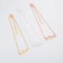 CHUYUN Rose Gold Silver Color Snowy Mountain Necklace Nature Minimalist Bridesmaids Boho Jewelry Gift