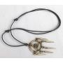 Anime Manga Gaming Jewelry Yugioh Yu-Gi-Oh! Millenium Ring illuminati Evil Eye Pewter Pendant Pewter Brass plated Boys Mens Pendant Necklace Charm Amulet Medallion for boys men Black adjustable Cord