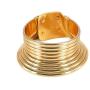 GMQHD African Gold Snap Choker Collars for Women,Egypt Punk Gothic Okoye Metal-like Flexible Resin Chunky Leather Statement Necklace Jewelry Sets for Best Friend Birthday.