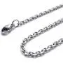 Jonline24h Polished Stainless Steel Necklace Lucky Star of David Pendant - Silver, 18-28inches Chain