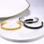 PROSTEEL 316L Stainless Steel Inspirational Bracelet for Men Women, Black/18K Real Gold Plated Cuff Bracelet, Friendship Jewelry, Fit Wrist 5.5'' to 8.1'' (Adjustable), Come Gift Box PROSTEEL 316L Stainless Steel Inspirational Bracelet for Men Women, Black/18K Real Gold Plated Cuff Bracelet, Friendship Jewelry, Fit Wrist 5.5'' to 8.1'' (Adjustable), Come Gift Box