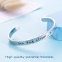 One Day Closer Bracelet Deployment Gift Military Jewelry Gifts for Wife Girlfriend Long Distance Relationship Jewelry