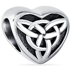 Celtic Love Knot Infinity Dangle Bead Charm For Women Teen .925 Sterling Silver For European Bracelet For Women