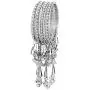 Efulgenz Boho Vintage Antique Gypsy Tribal Indian Oxidized Silver Plated Bell Tassel Charm Bracelets Bangle Set Jewelry Efulgenz Boho Vintage Antique Gypsy Tribal Indian Oxidized Silver Plated Bell Tassel Charm Bracelets Bangle Set Jewelry
