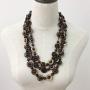 MANILAI Bohemian Coconut Shell Wood Bead Necklace For Women Girls Ethnic Jewelry Handmade Beaded Long Necklace