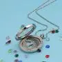 AZNECK Tree of Life Floating Charm Living Memory Lockets Pendant Necklace Stainless Steel Toughened Glass Gifts for Mom Family AZNECK Tree of Life Floating Charm Living Memory Lockets Pendant Necklace Stainless Steel Toughened Glass Gifts for Mom Family