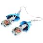 WEVENI Acrylic Easter Bunny Rabbit Earrings Hare Dangle Drop Pet Jewelry For Women Girls Charm Gift