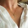StyledU Dainty Cross Necklace for Girls, 16” Gold Filled Cross Pendant for Teen Girls, Religious Gifts for Confirmation, First Communion, Birthday
