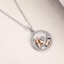 POPKIMI Horse Gifts for Girls Sterling Silver Horse Necklace for Women Birthday Gifts for Horse Lovers