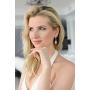 Mariell Linear Pear Shaped Teardrop CZ Bridal Dangle Earrings for Wedding, Prom or Pageant
