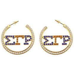 CENWA Sigma Gamma Rho Sorority SGR Earrings 1922 Sorority Paraphernalia Gift Greek Sorority Jewelry Gift