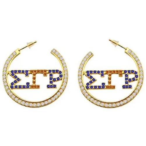 CENWA Sigma Gamma Rho Sorority SGR Earrings 1922 Sorority Paraphernalia Gift Greek Sorority Jewelry Gift CENWA Sigma Gamma Rho Sorority SGR Earrings 1922 Sorority Paraphernalia Gift Greek Sorority Jewelry Gift