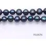 JYX Pearl Long Strand Necklace 8mm White/Black Flat Round Freshwater Pearl Necklace Sweater Necklace 48'' JYX Pearl Long Strand Necklace 8mm White/Black Flat Round Freshwater Pearl Necklace Sweater Necklace 48''