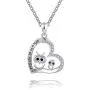 ACJFA Owl Necklaces for Women Girls 925 Sterling Silver Mother Daughter Cute Owl Always in My Heart Pendant Necklace Animal Jewelry for Birthday Mothers Day Gift ACJFA Owl Necklaces for Women Girls 925 Sterling Silver Mother Daughter Cute Owl Always in My Heart Pendant Necklace Animal Jewelry for Birthday Mothers Day Gift