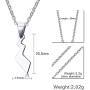 Ropman Cute Stainless Steel Poke Small Pikachus Tail Pendant Mon Toys Anime Necklaces for Girl Boy,Gold Plated,Free Chain 20''