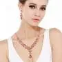 EVER FAITH Womens Rhinestone Crystal Elegeant Wedding Feast Floral Teardrop Necklace Earrings Set EVER FAITH Womens Rhinestone Crystal Elegeant Wedding Feast Floral Teardrop Necklace Earrings Set