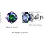 Aurora Tears Mystic-Rainbow-Topaz 925 Sterling Silver Jewelry Women Mystic Topaz Gift Girls Dating/Wedding/Anniversary/Bridal Present Fashion Jewellery
