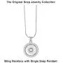 Ginger Snaps Necklaces | Customizable Snap Jewelry | Button Charms for Necklaces & Bracelets | Standard Size | Gifts for Her