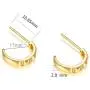 FANCIME Solid 14K Real Yellow Gold Diamond 0.06 CTTW Small Cut Unique Open Half Cuff Hoop Earrings Dainty Delicate Everyday Fine Jewelry For Women Girls Diameter 15mm FANCIME Solid 14K Real Yellow Gold Diamond 0.06 CTTW Small Cut Unique Open Half Cuff Hoop Earrings Dainty Delicate Everyday Fine Jewelry For Women Girls Diameter 15mm