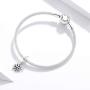 BAMOER 925 Sterling Silver Christmas Snowflake Charms for Women Girls Snow Fairy Charm Beads fit Pandora Bracelets & Necklace