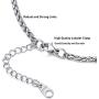 PROSTEEL Stainless Steel Tetragrammaton Pentacle Necklace, Eliphas Levis Pentagram, Men Women Amulet Statement Jewelry, Wiccan Magical Star Satanism Pendant Necklace, Come Gift Box