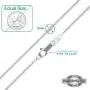 925 Sterling Silver .8MM Cable Chain Lobster Claw Clasp 16-30'' 925 Sterling Silver .8MM Cable Chain Lobster Claw Clasp 16-30''