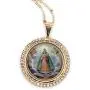 Virgin Caridad del Cobre Pendant Necklace 18K Gold Plated Chain ''18 Inches'' Length Religious Jewelry Virgin Caridad del Cobre Pendant Necklace 18K Gold Plated Chain ''18 Inches'' Length Religious Jewelry