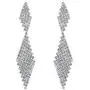 Dangle Rhinestone Earrings For Women - Double Rhombus Sparking Rhinestone Geometric Drop Dangling Earrings for Gifts Dangle Rhinestone Earrings For Women - Double Rhombus Sparking Rhinestone Geometric Drop Dangling Earrings for Gifts