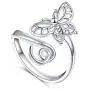 DAOCHONG 925 Sterling Silver Open Animal Rings for Women (Resizable Ring) DAOCHONG 925 Sterling Silver Open Animal Rings for Women (Resizable Ring)