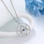 Protection Symbol Evil Eye Jewelry for Mom Grandma Silver Blue Evil Eye Necklace Star of David Hamsa Hand Bracelet Evil Eye Hamsa Hand Ring Amulet Jewelry for Women Girl Birthday Gift