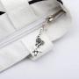 AKTAP Cheerleader Gift Cheer Zipper Pull with Lobster Clasp Cheer Coaches Gift Cheer Jewelry for Cheerleaders Cheer Teams
