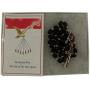Needzo Holy Spirit Dove Black Bead Confirmation Rosary with Prayer Card, 19 Inch