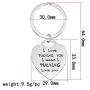 Meiligo Fashion Valentines Day I Love Fucking You Letter Bracelet Key Chain Dog Tag Charm Pendant Couples Love Lettering Tag Necklace Jewelry