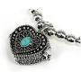 Jewelry Nexus A Prayer for My Teacher in a Blue Heart Box Stretch Inspirational Bracelet